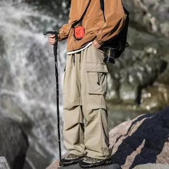 Мужские брюки-карго High Street Tactical - осенне-зимний плиссированный стиль для активного отдыха XL (70kg)