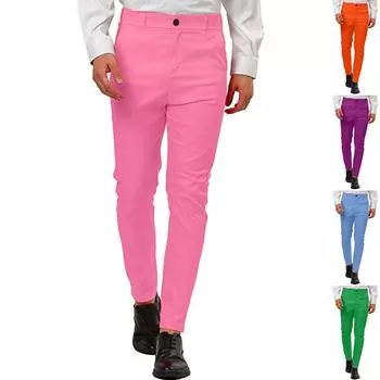 Мужские брюки-карго, повседневные брюки-джоггеры, однотонные с брюками, узкие брюки L зелёный