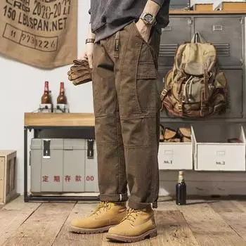 Мужские брюки-карго тактические рабочие боевые повседневные тренировочные брюки с несколькими карманами, комбинезоны, одежда для бега, походные мужские брюки C14 XXXL серый