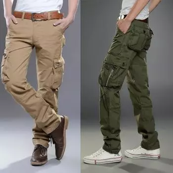 Мужские брюки-карго Y2k, мужские комбинезоны в стиле хип-хоп с несколькими карманами, брюки High Street, новая уличная одежда 28 хаки