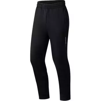 Мужские брюки Li Ning Fitness Series, однотонные, дышащие, трикотажные, повседневные, черные AKLT001-1 S