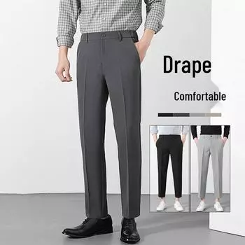 Мужские брюки Nine-Point Business Suit Trousers весна/лето 2025 года нового стиля — повседневная официальная одежда высшего класса 36