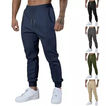 Мужские брюки нового стиля Мужские повседневные брюки нового стиля S темно-синий