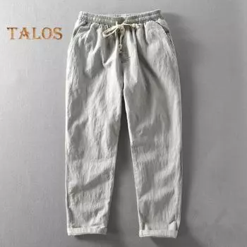 Мужские брюки с эластичной талией на шнурке, прямые, свободные, однотонные, с карманами, повседневные, повседневные, спортивные брюки, длинные спортивные штаны XL светло-серый