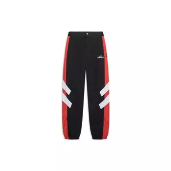 Мужские брюки свободного кроя Li Ning Skateboard Series Color Block, черные AKXT045-1 M