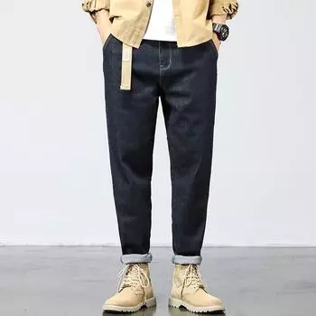 Мужские брюки весна и осень, новые свободные рабочие платья Harlan, джинсы, мужские летние повседневные леггинсы, длинные брюки 29