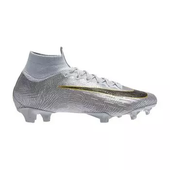 Мужские бутсы Nike Mercurial Superfly 6 Elite FG SE Golden Touch Серые, чистая платина, черный, металлик, золото BQ4655-001