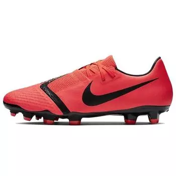 Мужские бутсы Nike Phantom Venom Academy FG Bright Crimson оранжевый ярко-малиновый металлик серебристо-черный AO0566-600 45