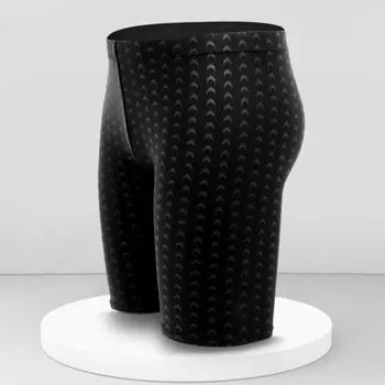 Мужские быстросохнущие плавки со средней посадкой, водонепроницаемые шорты для плавания с внутренним шнурком и защитой от УФ-лучей, плотно прилегающие плавки 3XL чёрный