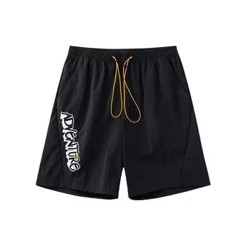 Мужские быстросохнущие повседневные спортивные дышащие шорты Anta, черные 952228302-1 L