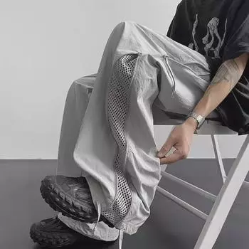 Мужские быстросохнущие водонепроницаемые брюки Paratrooper 2024 года — легкие, свободные повседневные брюки L чёрный