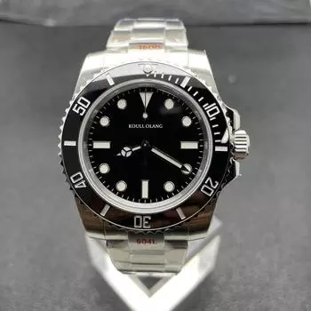 Мужские часы 41 мм, механические, автоматические, механизм 2836, без даты, светящиеся, водонепроницаемые, нержавеющая сталь 316