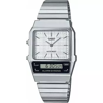 Мужские часы Casio AQ-800E-7AEF Серебристые ( 40 мм)