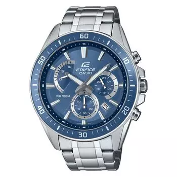 Мужские часы Casio Edifice EFR-552D-2AVUEF, синие, EFR-552D-2AVUEF-AMZUK. синий
