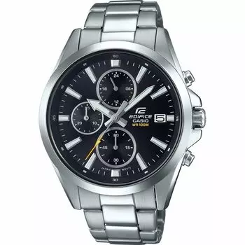 Мужские часы Casio EFV-560D-1AVUEF Silver Black ( 44 мм)