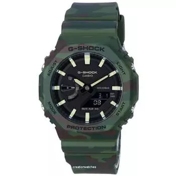 Мужские часы Casio G-Shock Analog Digital Quartz GAE-2100WE-3A GAE2100WE-3 200M c набором ободков и ремешков