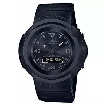 Мужские часы CASIO G-SHOCK AWG-M520BB-1AJF Solar Atomic Radio Total Black НОВИНКА
