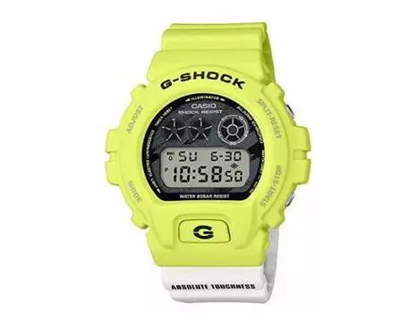 Мужские часы CASIO G-SHOCK DW-6900TGA-9JF Молния Желтые Новые в коробке из Японии