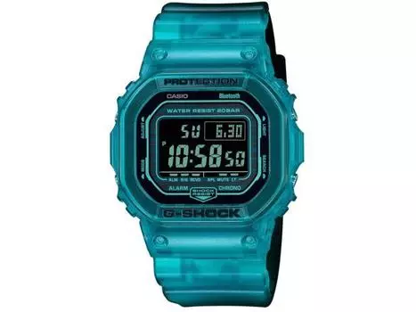 Мужские часы CASIO G-SHOCK DW-B5600G-2JF Blue x Black Limited с Bluetooth, НОВИНКА