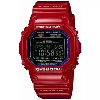 Мужские часы CASIO G-SHOCK G-LIDE GWX-5600C-4JF с графиком приливов и лунными данными, красные НОВИНКА
