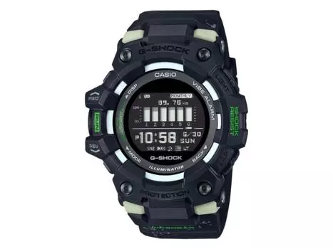 Мужские часы CASIO G-SHOCK G-SQUAD GBD-100LM-1JF с шагомером, Bluetooth, день/дата