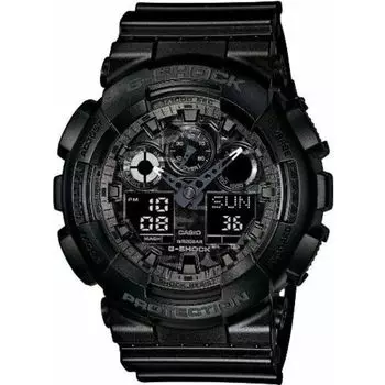 Мужские часы Casio G-SHOCK GA-100CF-1AJF с камуфляжным циферблатом, новые в коробке