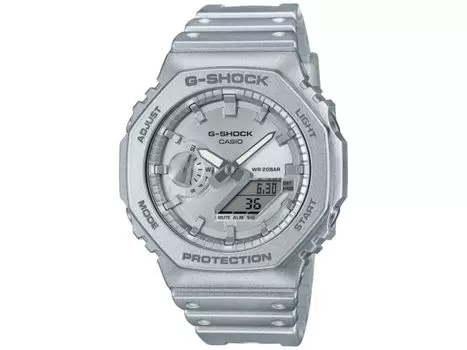 Мужские часы CASIO G-SHOCK GA-2100FF-8AJF «Забытое будущее» Silver Day/Date НОВИНКА
