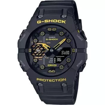 Мужские часы CASIO G-SHOCK GA-B001CY-1AJF, черные, желтые, с Bluetooth, ЯПОНИЯ