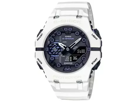 Мужские часы CASIO G-SHOCK GA-B001SF-7AJF Sci-Fi World, белый полимерный ремешок с Bluetooth