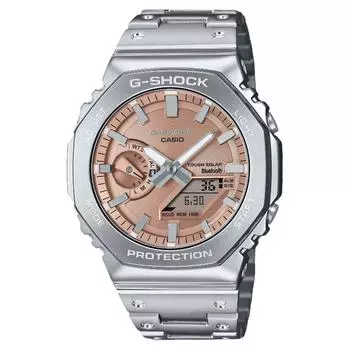 Мужские часы Casio G-Shock GM-B2100AD-5A Solar Bluetooth World Time SS