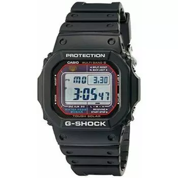 Мужские часы CASIO G-SHOCK GW-M5610-1 Tough Solar Radio MULTIBAND 6, реимпорт, новинка