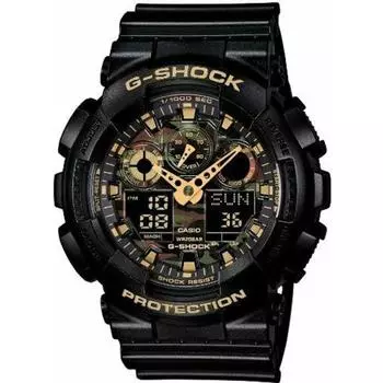 Мужские часы CASIO G-SHOCK с камуфляжным циферблатом серии GA-100CF-1A9JF, новинка из Японии