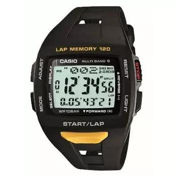 Мужские часы CASIO PHYS LAP MEMORY 120 STW-1000-1JF Solar Radio, новые в коробке