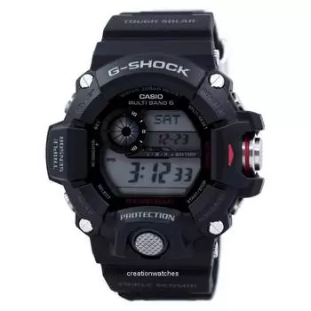 Мужские часы Casio Rangeman G-Shock Triple Sensor Atomic GW-9400-1 GW9400-1 чёрный
