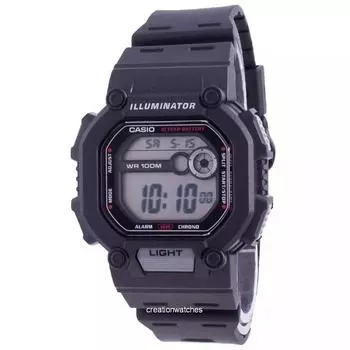 Мужские часы Casio Youth Dual Time Illuminator W-737H-1A W737H-1 100M