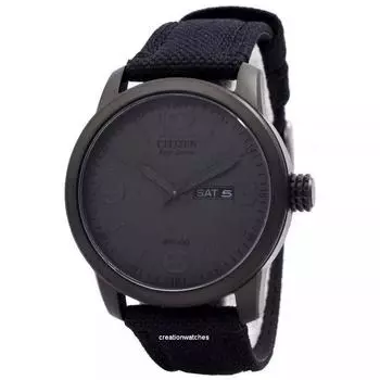 Мужские часы Citizen Eco Drive Nylon Strap BM8475-00F чёрный