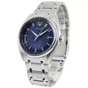 Мужские часы Citizen Eco-Drive Titanium AW1240-57L синий
