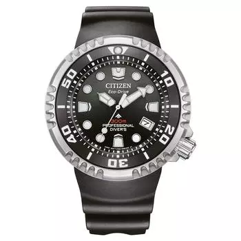 Мужские часы CITIZEN Promaster Marine Eco-Drive 300M Sapphire BN1024-01E [НОВЫЕ] чёрный
