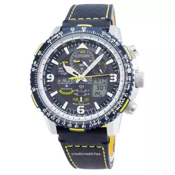 Мужские часы Citizen PROMASTER Skyhawk AT Eco-Drive JY8078-01L с радиоуправлением 200M синий