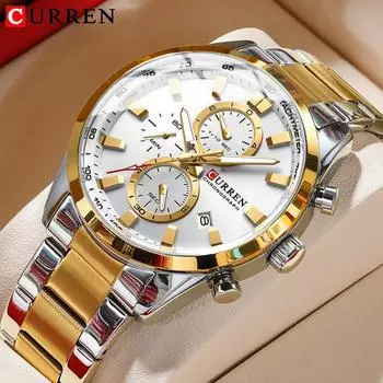 Мужские часы CURREN Многофункциональные часы с хронографом