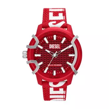 Мужские часы Diesel Analog Strap, красные,