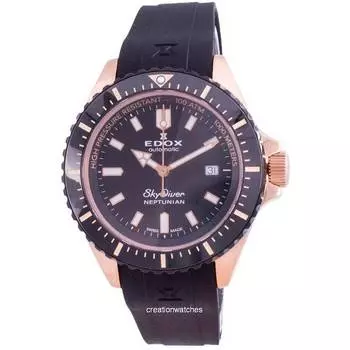 Мужские часы Edox Skydiver Neptunian автоматические дайверы 8012037RNNCANIR 80120 37RNCA NIR 1000M