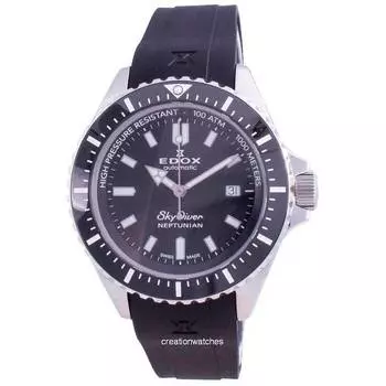 Мужские часы Edox Skydiver Neptunian Date автоматические дайверы 801203NCANIN 80120 3NCA NIN 1000M