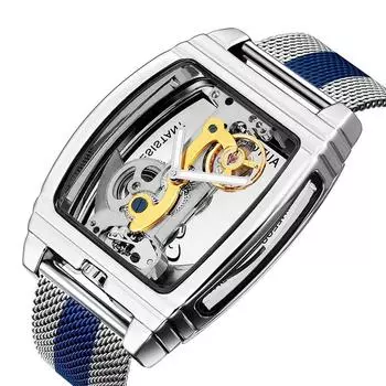 Мужские часы Hollow Trend Fashion, полностью автоматические механические часы, новый стиль