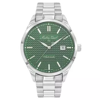 Мужские часы Mathey-Tissot Urban из нержавеющей стали с зеленым циферблатом H411ATAV с автоподзаводом зелёный