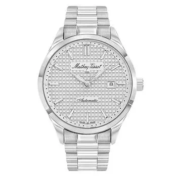 Мужские часы Mathey-Tissot Urban из нержавеющей стали с серебристым циферблатом H411ATAS с автоподзаводом серебряный
