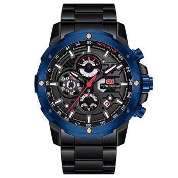 Мужские часы Mini Focus с металлическим ремешком MF0401G04, популярные корейские часы