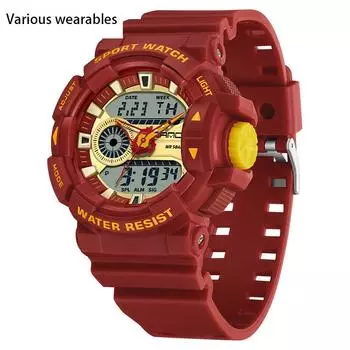Мужские часы, модные, студенческие, вечерние, будильники, многофункциональные, для учеников младших классов, спортивные, водонепроницаемые, электронные часы