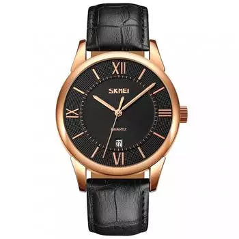 Мужские часы, Простые, Стильные, Наручные часы, Мужские часы, Классические, Черные, Кожаный ремешок, Водонепроницаемые, Бренд, Бизнес, Аналоговые, Ученик старшей школы, Нежные