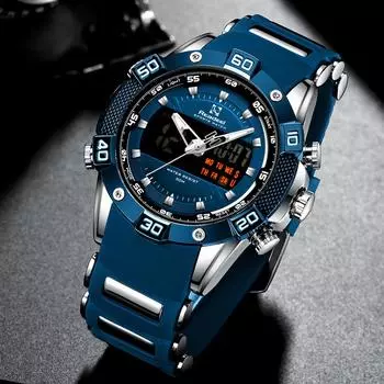 Мужские часы Readeel Brand Luxury LED Digital Quartz Chronograph Man Sport Watch Waterproof Wristwatch 6001